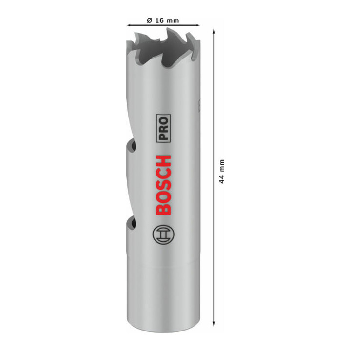 Bosch PRO Multi Material Lochsäge, 16 mm, mit Gewinde