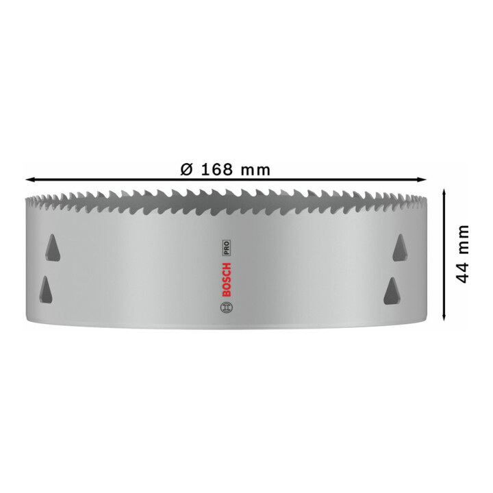 Bosch PRO Multi Material Lochsäge, 168 mm, mit Gewinde