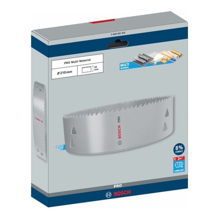 Bosch PRO Multi Material Lochsäge, 210 mm, mit Gewinde