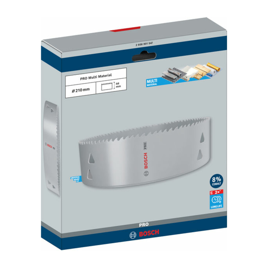 Bosch PRO Multi Material Lochsäge, 210 mm, mit Gewinde