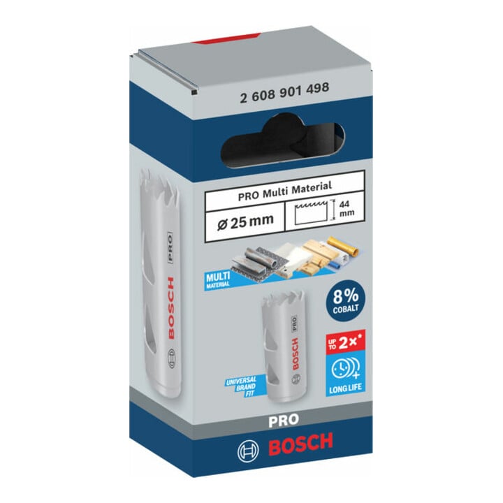 Bosch PRO Multi Material Lochsäge, 25 mm, mit Gewinde