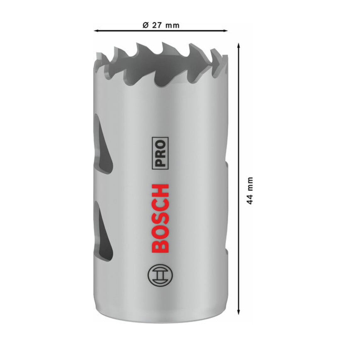 Bosch PRO Multi Material Lochsäge, 27 mm, mit Gewinde