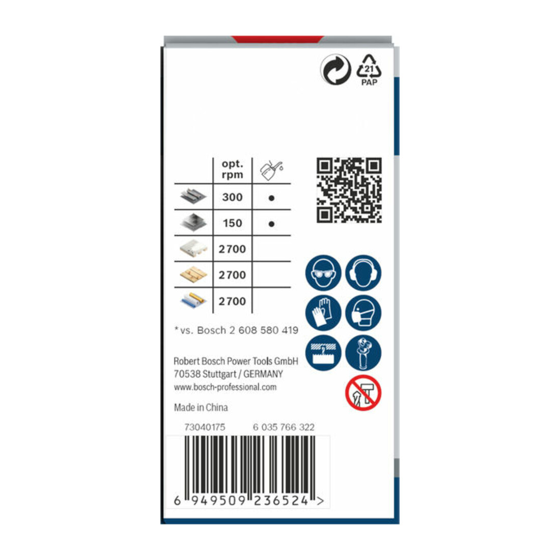Bosch PRO Multi Material Lochsäge, 29 mm, mit Gewinde