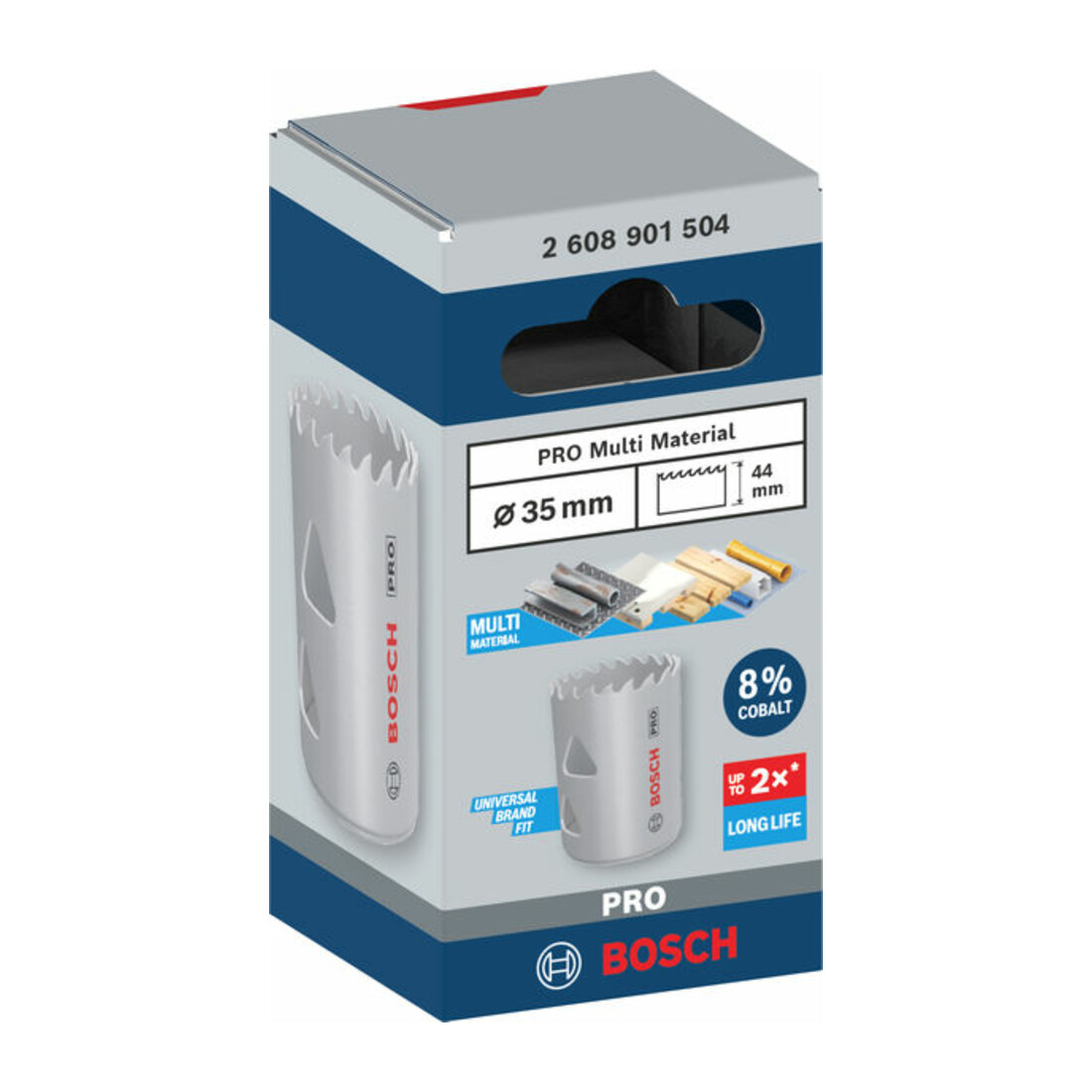 Bosch PRO Multi Material Lochsäge, 35 mm, mit Gewinde