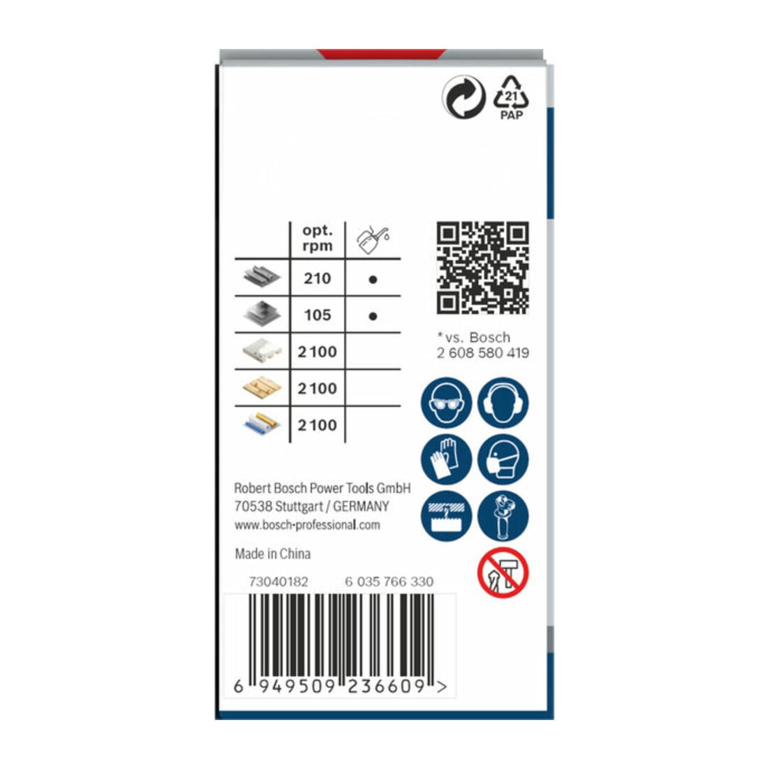 Bosch PRO Multi Material Lochsäge, 41 mm, mit Gewinde