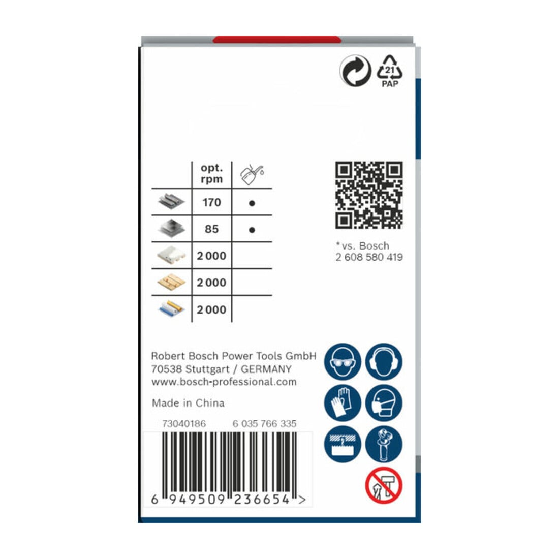 Bosch PRO Multi Material Lochsäge, 51 mm, mit Gewinde