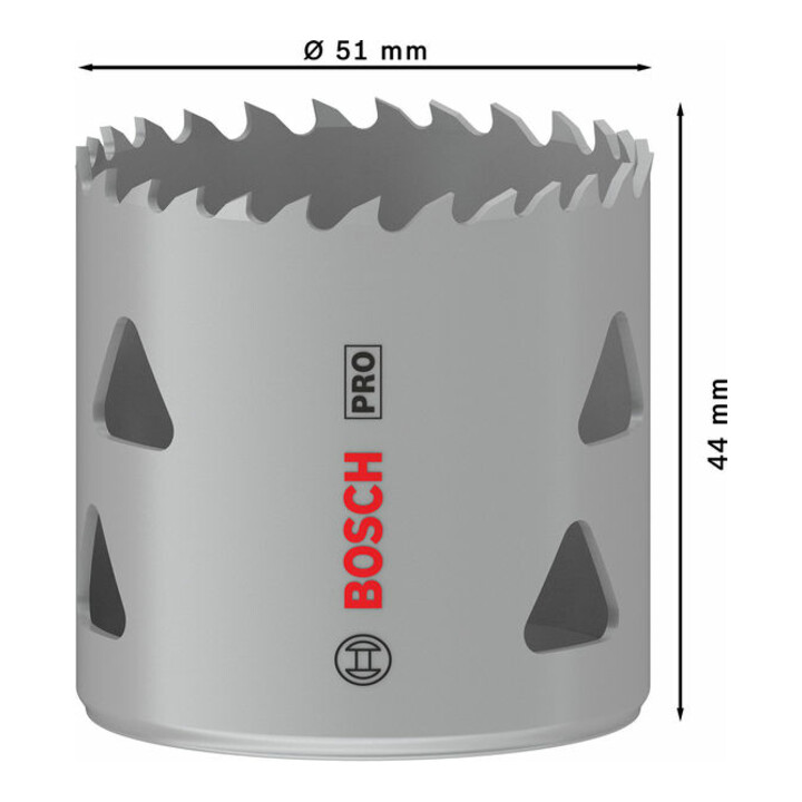 Bosch PRO Multi Material Lochsäge, 51 mm, mit Gewinde