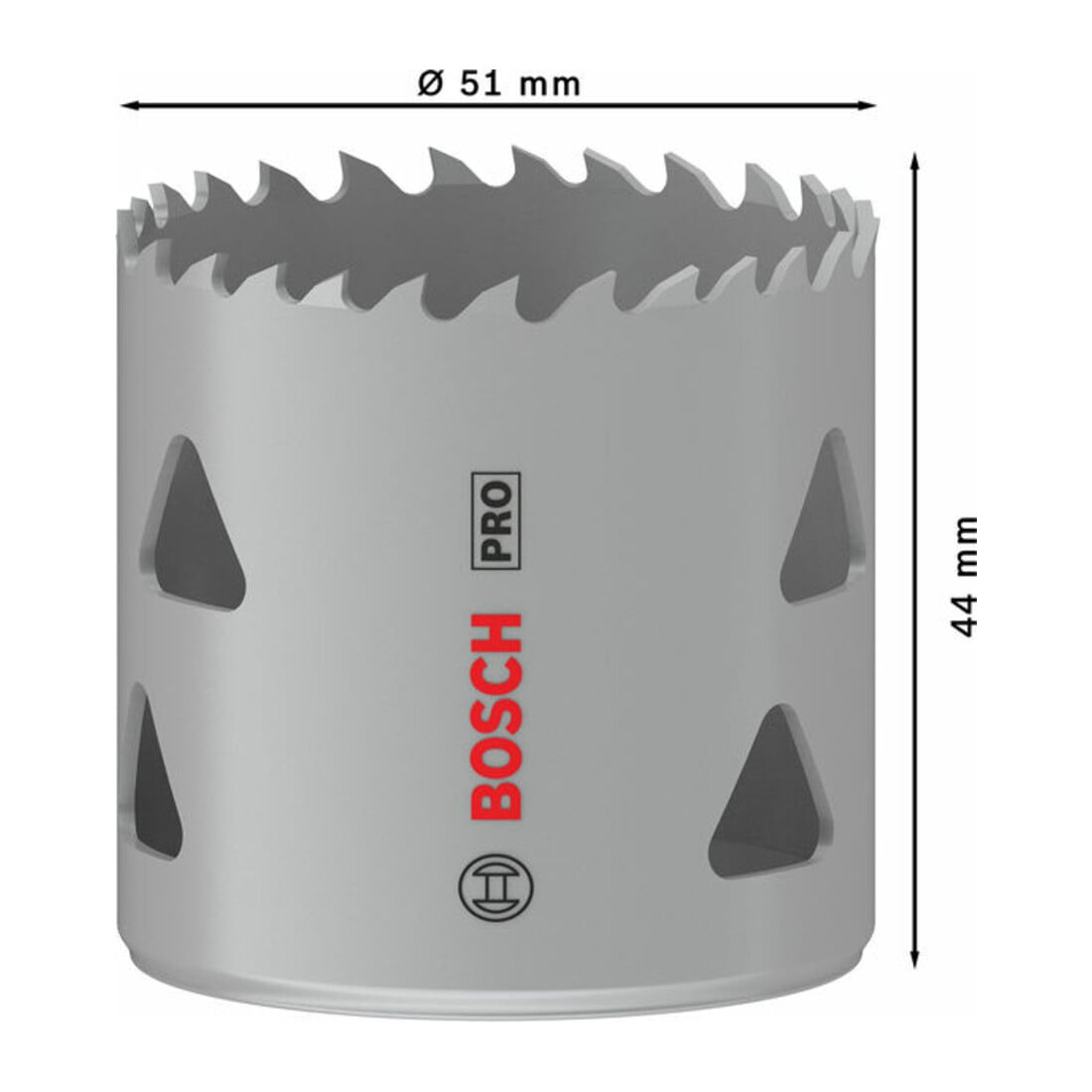 Bosch PRO Multi Material Lochsäge, 51 mm, mit Gewinde