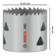Bosch PRO Multi Material Lochsäge, 56 mm, mit Gewinde