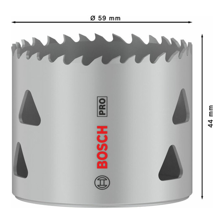 Bosch PRO Multi Material Lochsäge, 59 mm, mit Gewinde