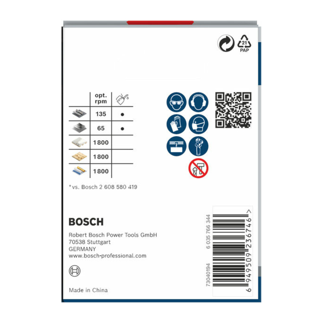 Bosch PRO Multi Material Lochsäge, 67 mm, mit Gewinde
