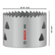 Bosch PRO Multi Material Lochsäge, 67 mm, mit Gewinde