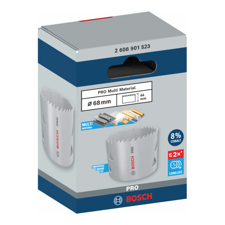 Bosch PRO Multi Material Lochsäge, 68 mm, mit Gewinde