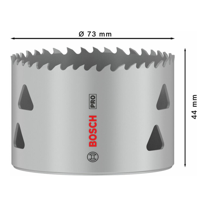 Bosch PRO Multi Material Lochsäge, 73 mm, mit Gewinde