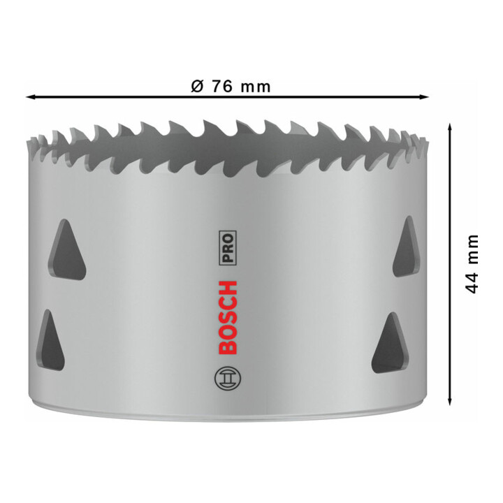 Bosch PRO Multi Material Lochsäge, 76 mm, mit Gewinde