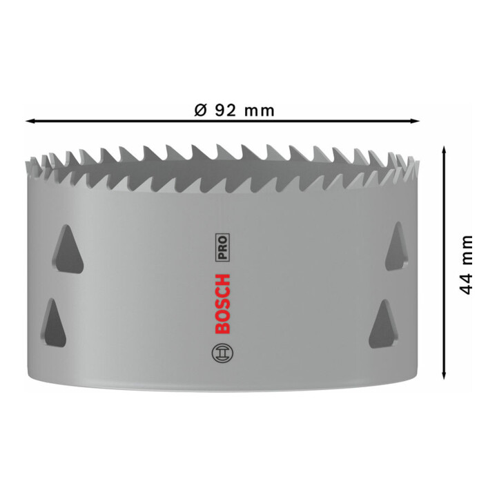 Bosch PRO Multi Material Lochsäge, 92 mm, mit Gewinde