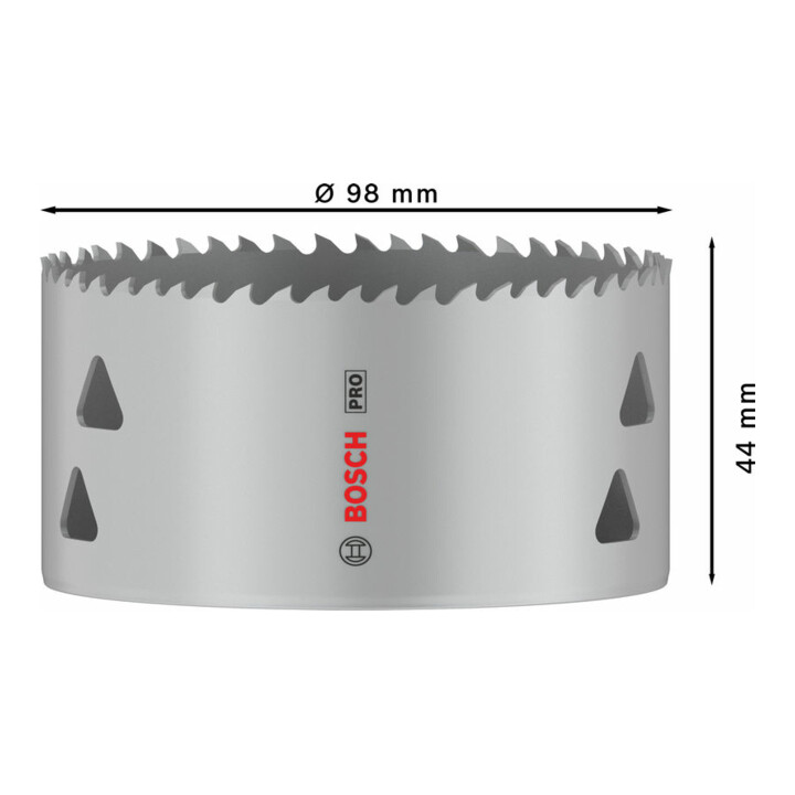 Bosch PRO Multi Material Lochsäge, 98 mm, mit Gewinde