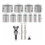 Bosch PRO Multi Material Lochsäge Q-Lock Aufsteckhalter-SeT, 15-tlg.-5