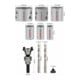Bosch PRO Multi Material Lochsäge Q-Lock Halter-Set, 10-tlg.