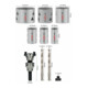 Bosch PRO Multi Material Lochsäge Q-Lock Halter-Set, 10-tlg.