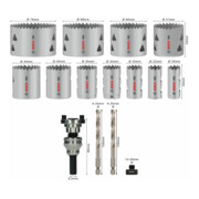 Bosch PRO Multi Material Lochsäge Q-Lock Halter-Set, 15-tlg.-5