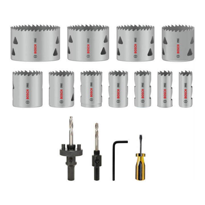 Bosch PRO Multi Material Lochsägen-Set, 19-76mm, 17-tlg.