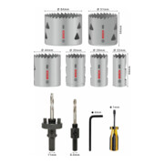Bosch PRO Multi Material Lochsägen-Set, 22-64mm, 12-tlg.-5