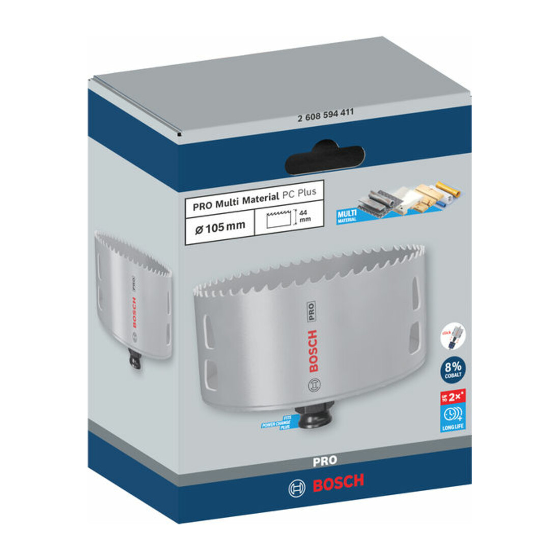 Bosch PRO Multi Material PC Plus Lochsäge, 105 mm
