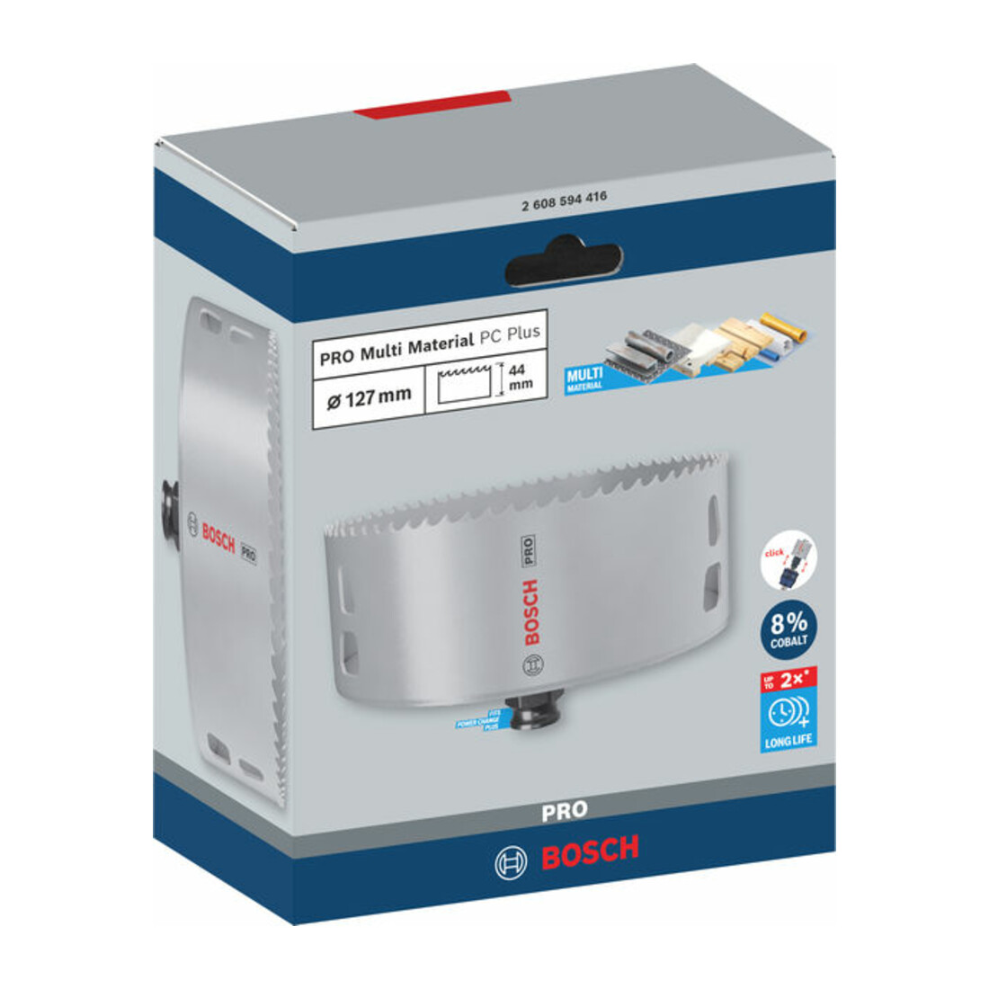 Bosch PRO Multi Material PC Plus Lochsäge, 127 mm