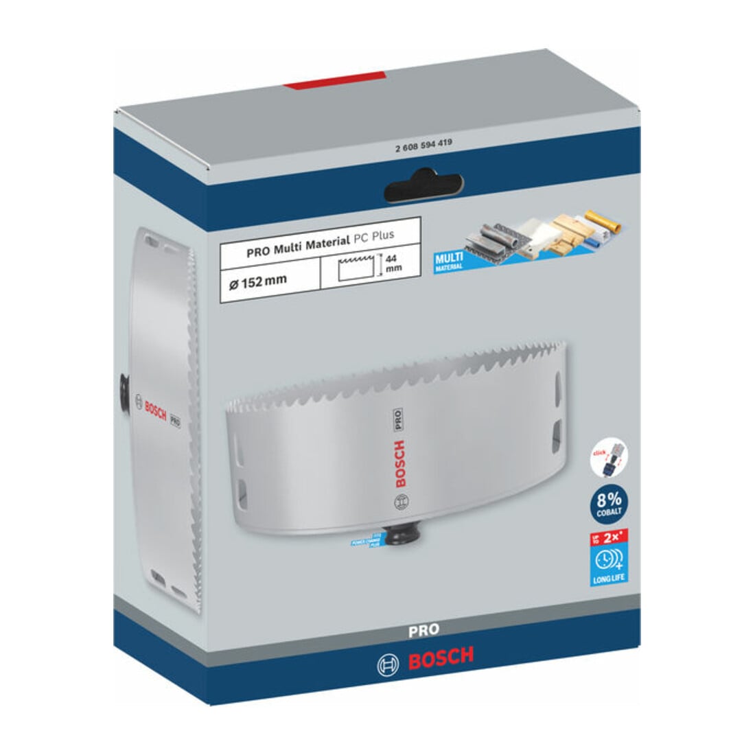 Bosch PRO Multi Material PC Plus Lochsäge, 152 mm