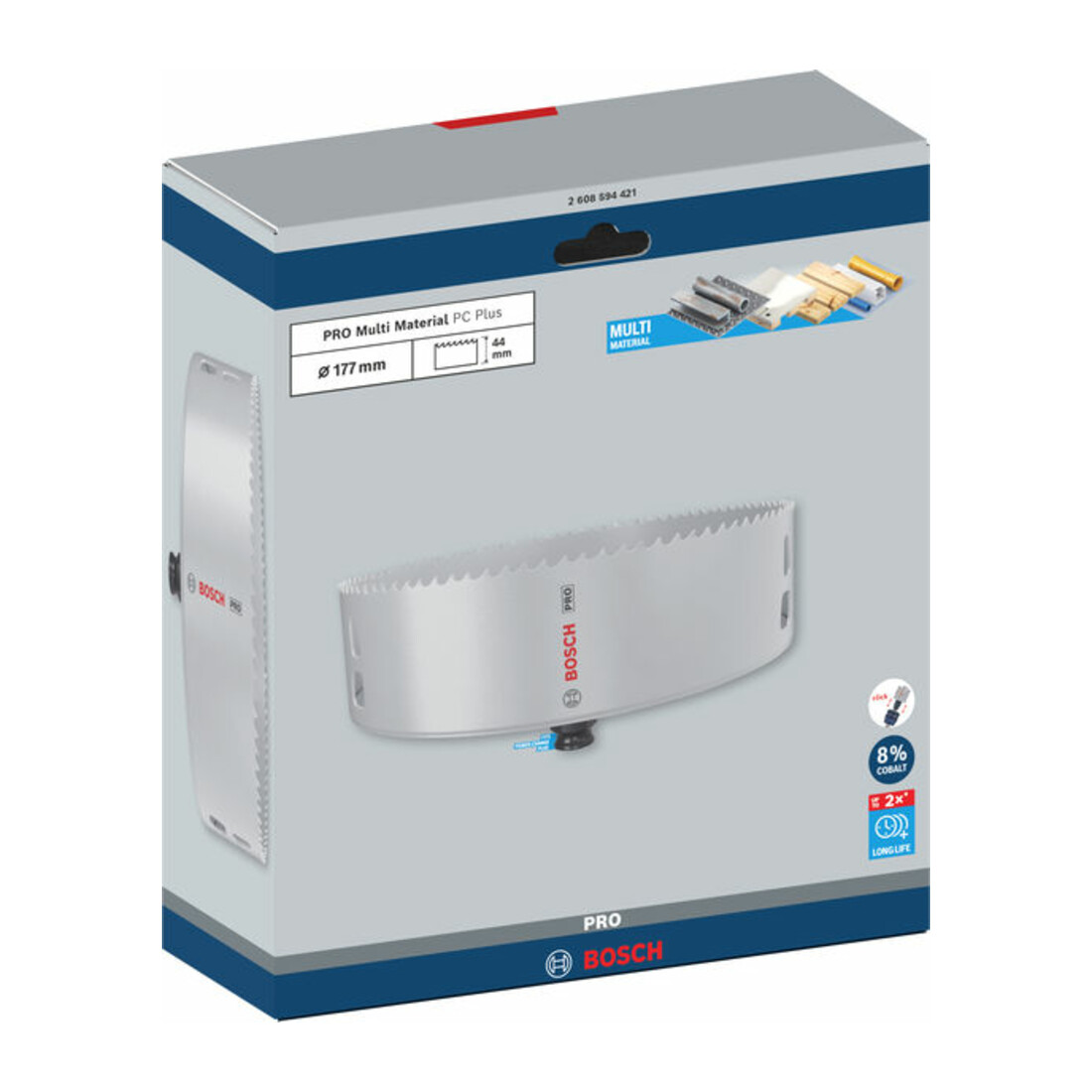 Bosch PRO Multi Material PC Plus Lochsäge, 177 mm