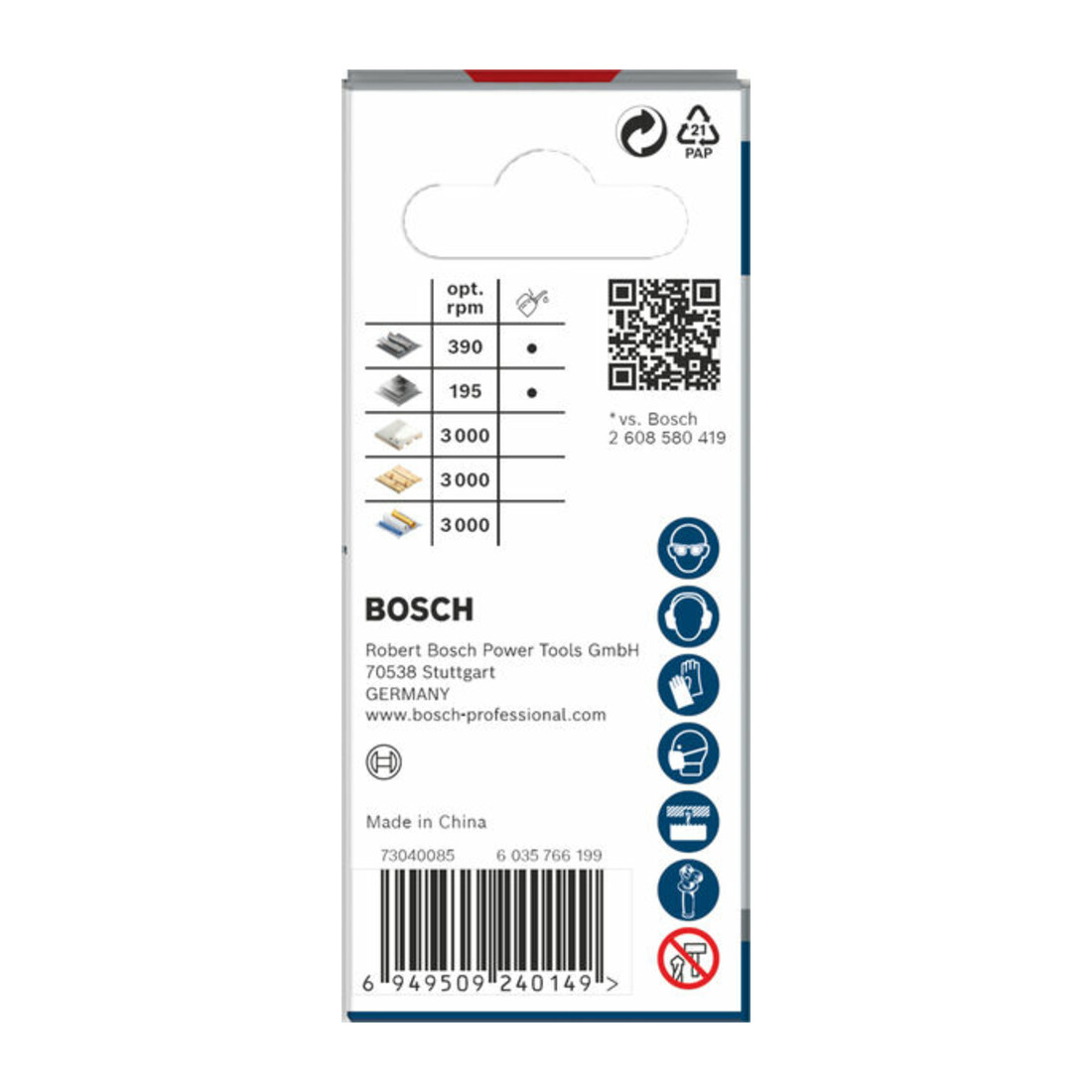 Bosch PRO Multi Material PC Plus Lochsäge, 22 mm