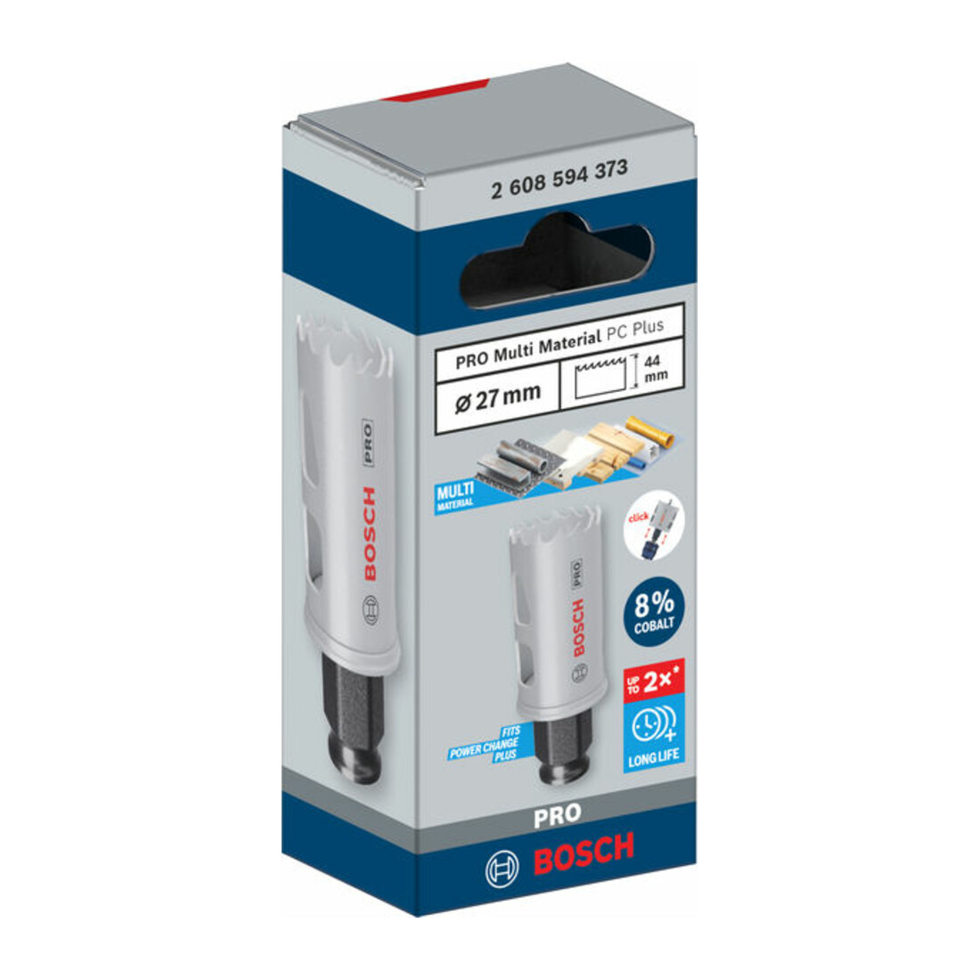 Bosch PRO Multi Material PC Plus Lochsäge, 27 mm