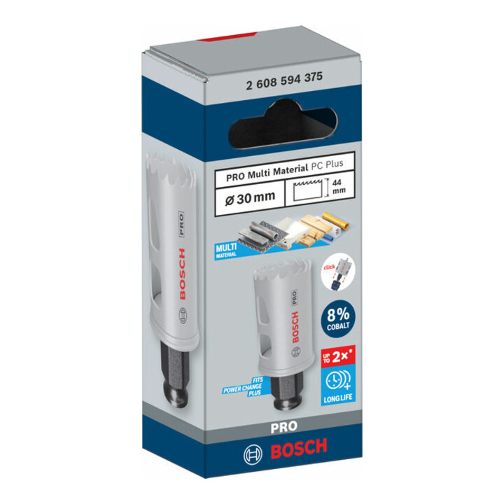 Bosch PRO Multi Material PC Plus Lochsäge, 30 mm