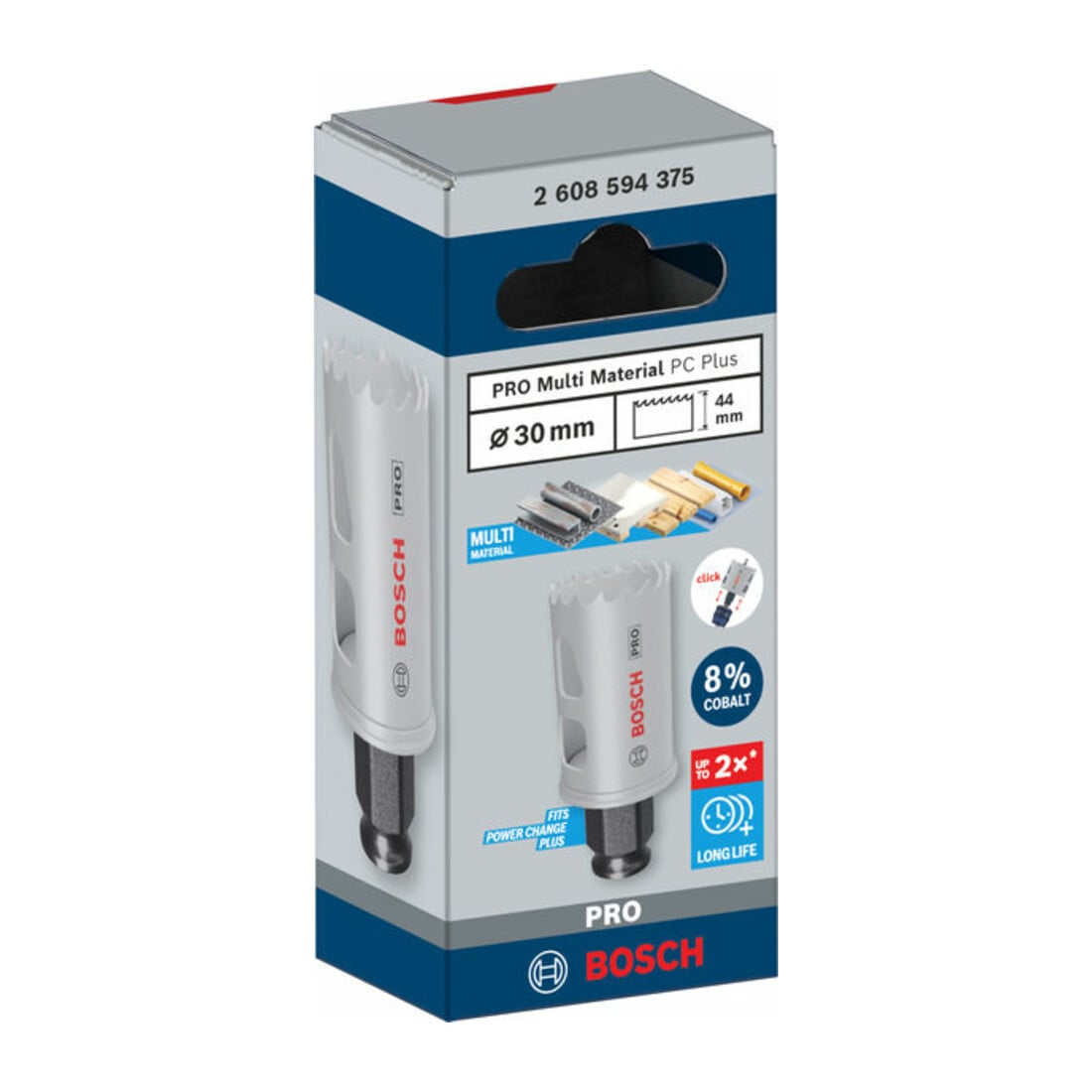 Bosch PRO Multi Material PC Plus Lochsäge, 30 mm