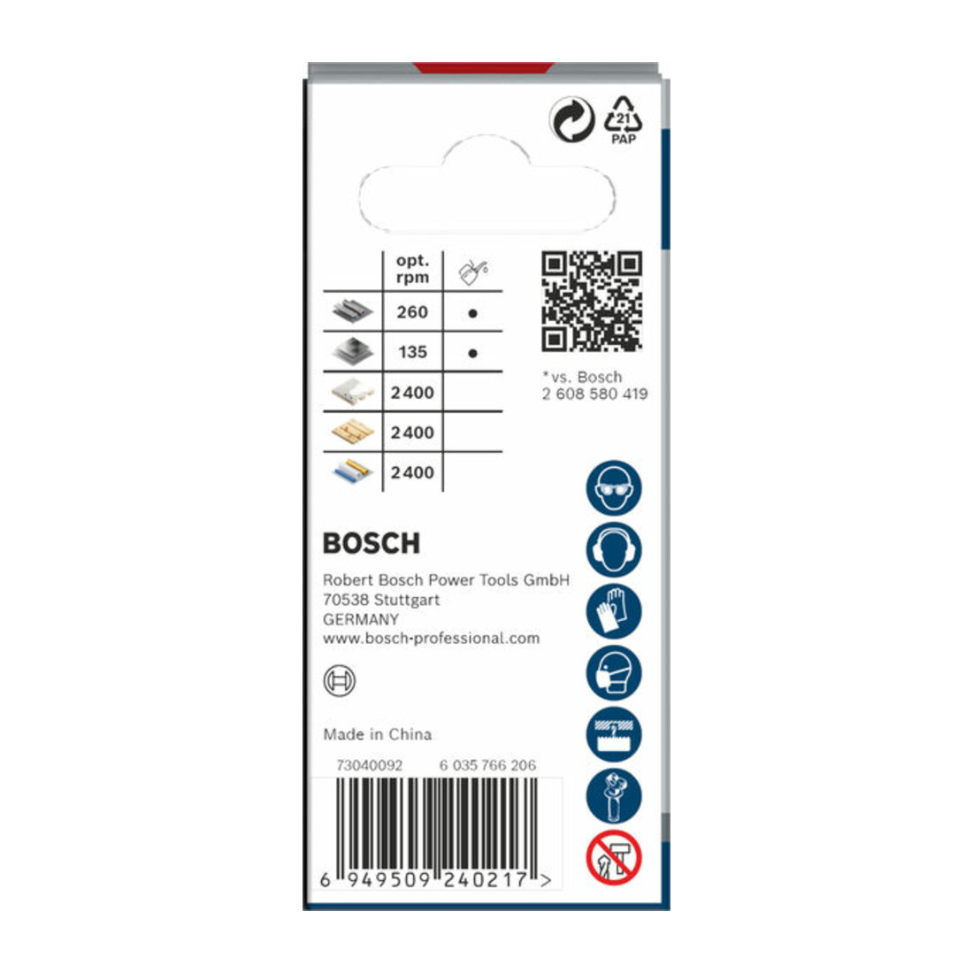 Bosch PRO Multi Material PC Plus Lochsäge, 33 mm