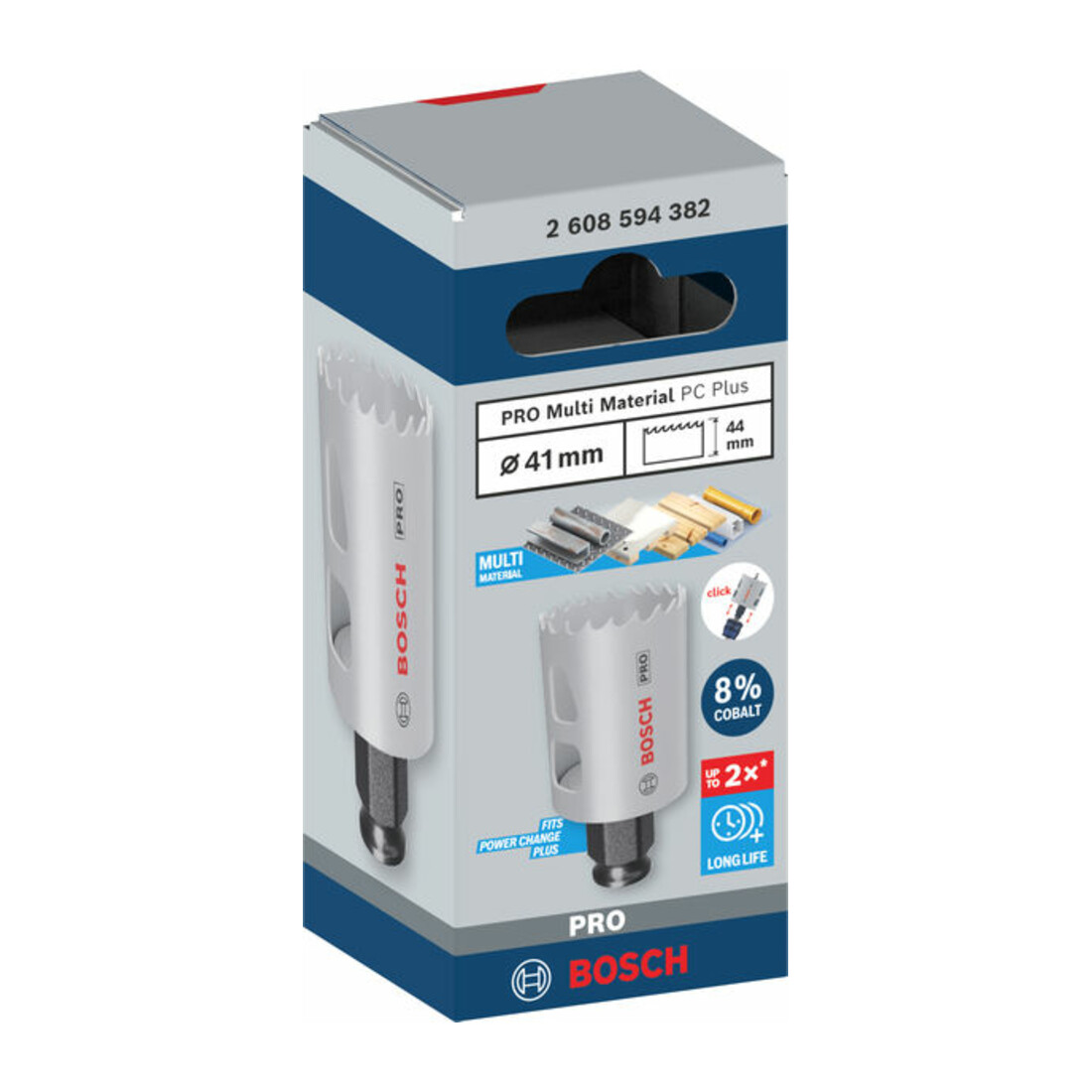 Bosch PRO Multi Material PC Plus Lochsäge, 41 mm