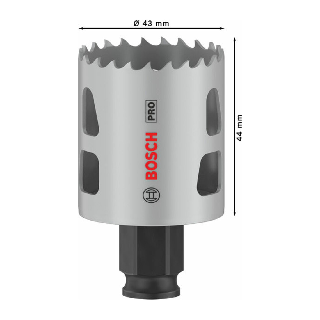 Bosch PRO Multi Material PC Plus Lochsäge, 43 mm