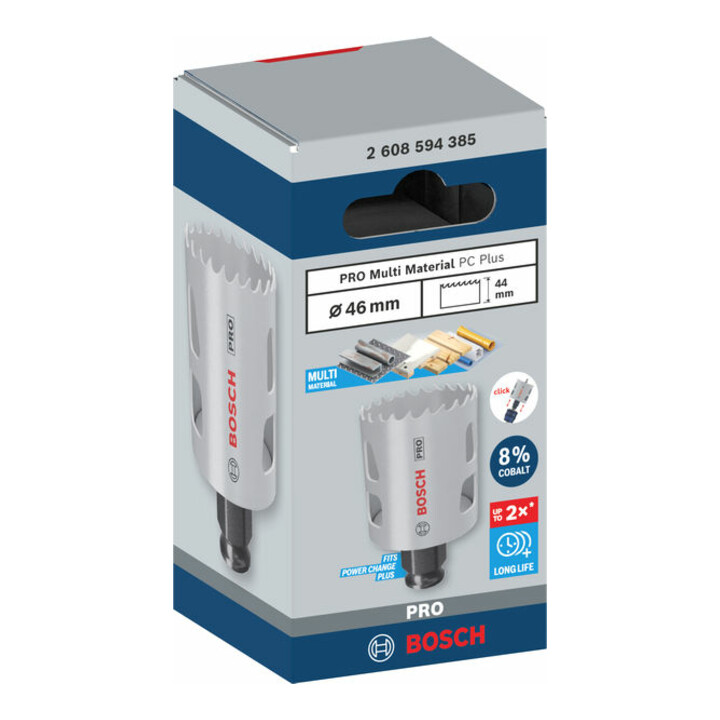 Bosch PRO Multi Material PC Plus Lochsäge, 46 mm