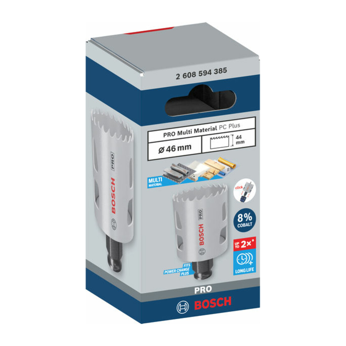 Bosch PRO Multi Material PC Plus Lochsäge, 46 mm
