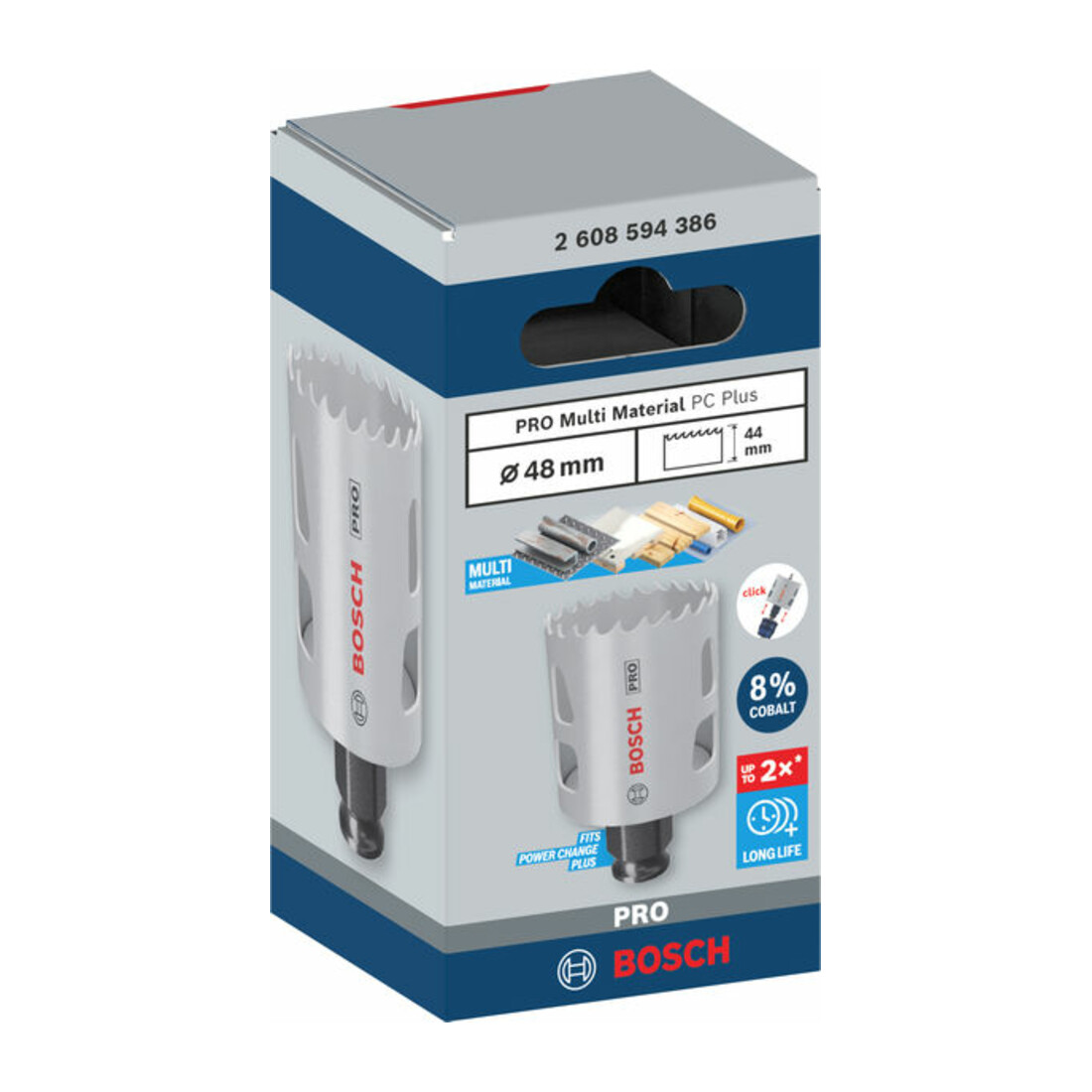 Bosch PRO Multi Material PC Plus Lochsäge, 48 mm