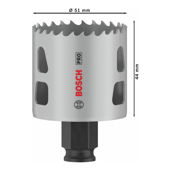 Bosch PRO Multi Material PC Plus Lochsäge, 51 mm, 24-tlg