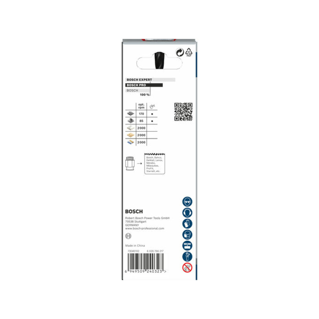 Bosch PRO Multi Material PC Plus Lochsäge, 51 mm, Starter-Set, 5-tlg.