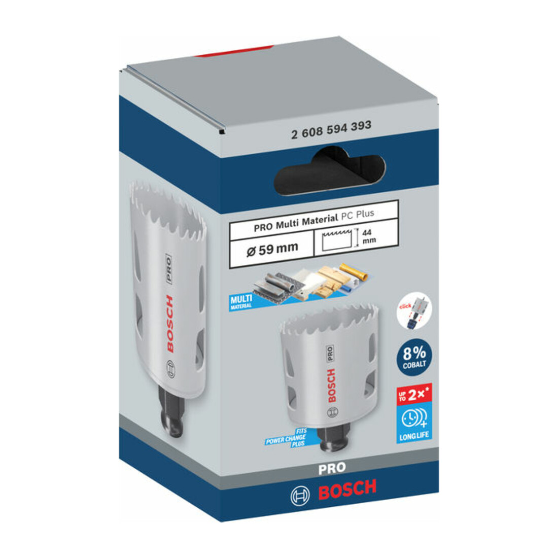 Bosch PRO Multi Material PC Plus Lochsäge, 59 mm