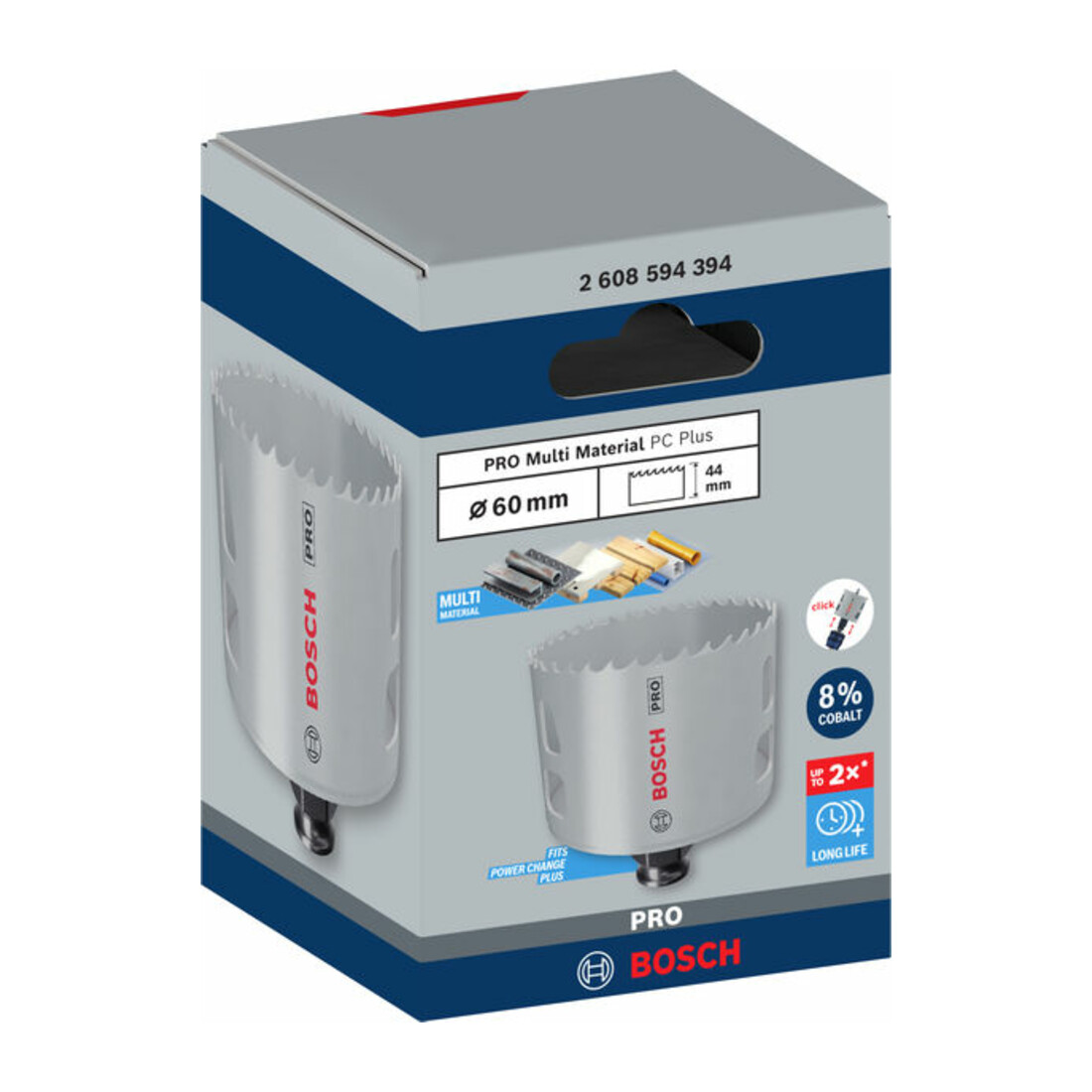 Bosch PRO Multi Material PC Plus Lochsäge, 60 mm