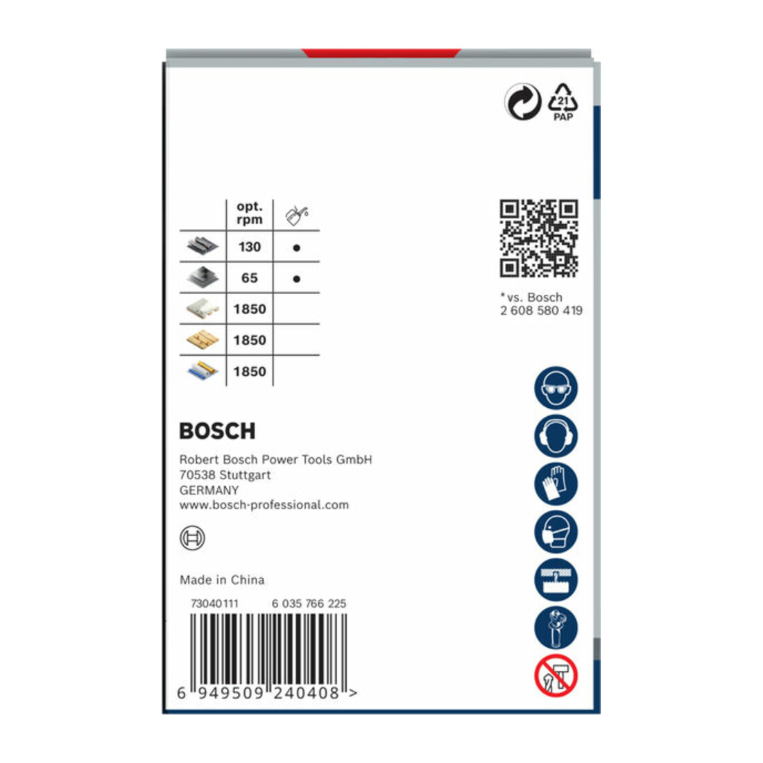 Bosch PRO Multi Material PC Plus Lochsäge, 65 mm