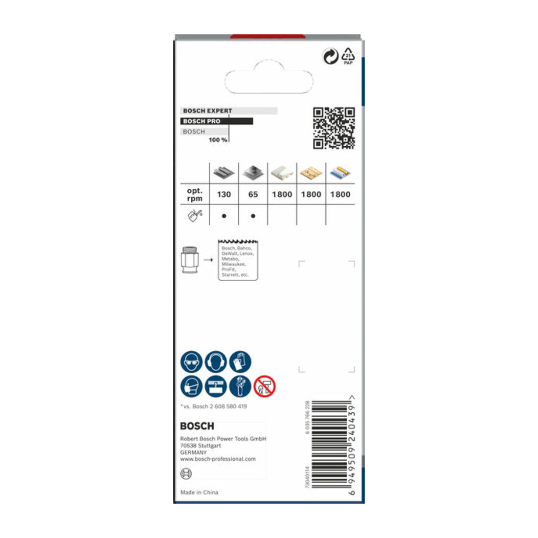 Bosch PRO Multi Material PC Plus Lochsäge, 68 mm, Starter-Set, 5-tlg.