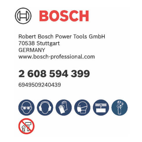 Bosch PRO Multi Material PC Plus Lochsäge, 68 mm, Starter-Set, 5-tlg.