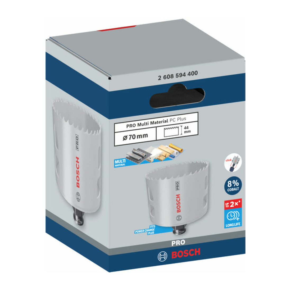 Bosch PRO Multi Material PC Plus Lochsäge, 70 mm