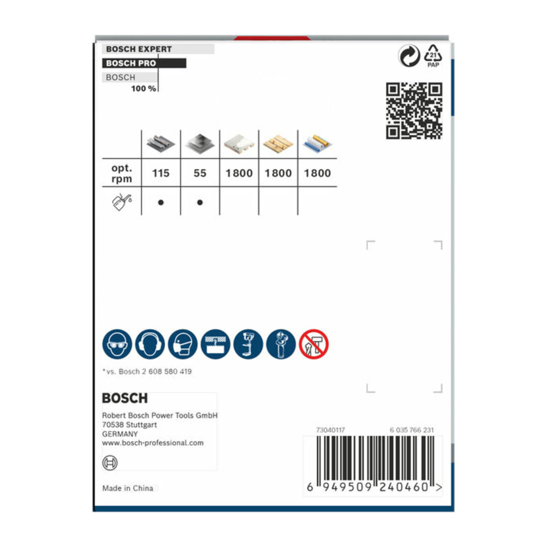Bosch PRO Multi Material PC Plus Lochsäge, 76 mm
